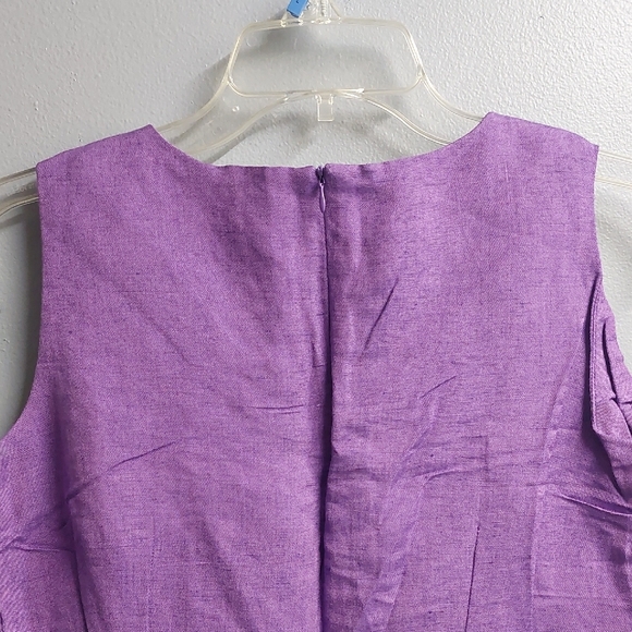 Chic Purple Sleeveless Mini Dress - Picture 9 of 16